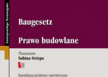 Ociepa Sabina, Streifler &Kollegen Kancelaria – Baugesetz. Prawo budowlane
