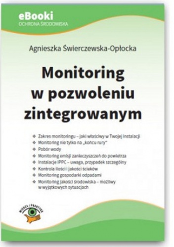 Świerczewska-Opłocka Agnieszka – Monitoring w pozwoleniu zintegrowanym