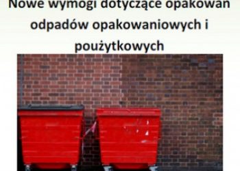 Rosłoń Dorota – Nowe wymogi dotyczące opakowań odpadów opakowaniowych i poużytkowych