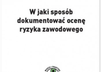 Zieliński Lesław – W jaki sposób dokumentować ocenę ryzyka zawodowego