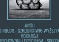 Henryk Grabowski – Myśli o nauce i szkolnictwie wyższym, edukacji, wychowaniu fizycznym i sporcie, kształceniu i pracy nauczycieli, pisaniu, życiu i ludziach