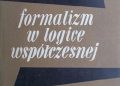 Mihailo Marković – Formalizm w logice współczesnej