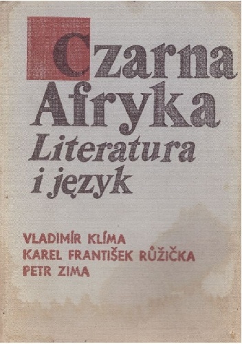 Czarna Afryka. Literatura i język