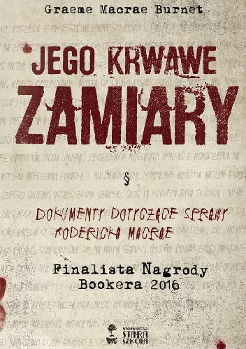 Graeme Macrae Burnet – Jego krwawe zamiary
