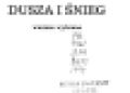 Krzysztof Boczkowski – Dusza i śnieg. Wiersze wybrane