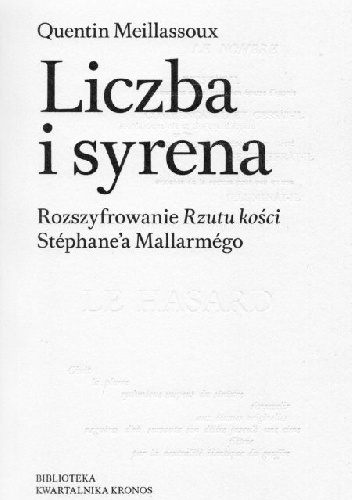 Quentin Meillassoux – Liczba i syrena