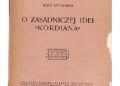 Józef Spytkowski – O zasadniczej idei ,,Kordiana”