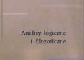 Tadeusz Batóg – Analizy logiczne i filozoficzne