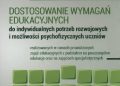 Dostosowanie wymagań edukacyjnych do indywidualnych potrzeb rozwojowych i możliwości psychofizycznych uczniów