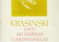 Zygmunt Krasiński – Listy do Jerzego Lubomirskiego